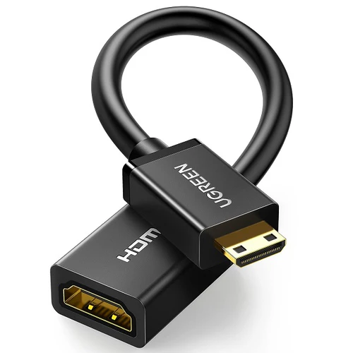 UGREEN Mini HDMI Male to HDMI Female Adapter Cable-UG- 20137