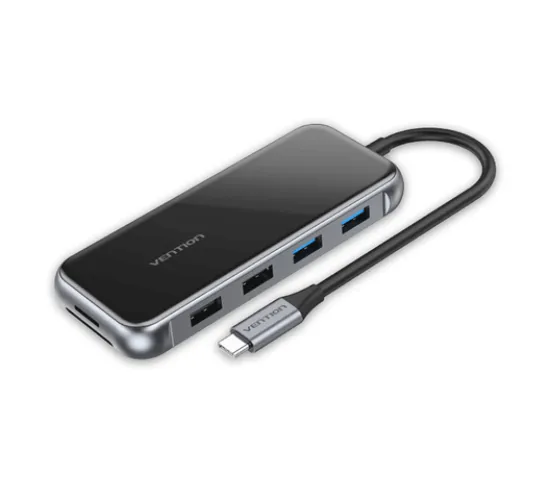Vention USB-C 10-in-1 Dock HDMI/VGA/USB/RJ45/PD 0.15m-TFGHB
