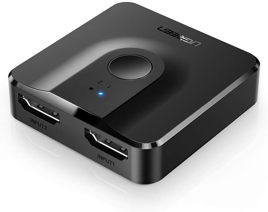 UGREEN 2 In 1 Out HDMI Switcher 4K@60Hz-UG- 50966