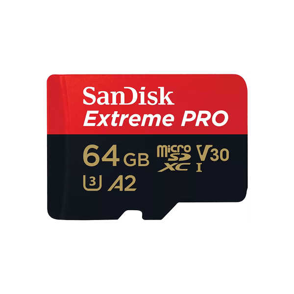 SanDisk Extreme PRO microSDXC 64GB Card –SDSQXCU-064G-GN6MA