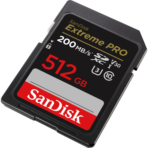 SanDisk Extreme PRO SDHC 200MB/s 512GB-SDSDXXD-512G-GN4IN