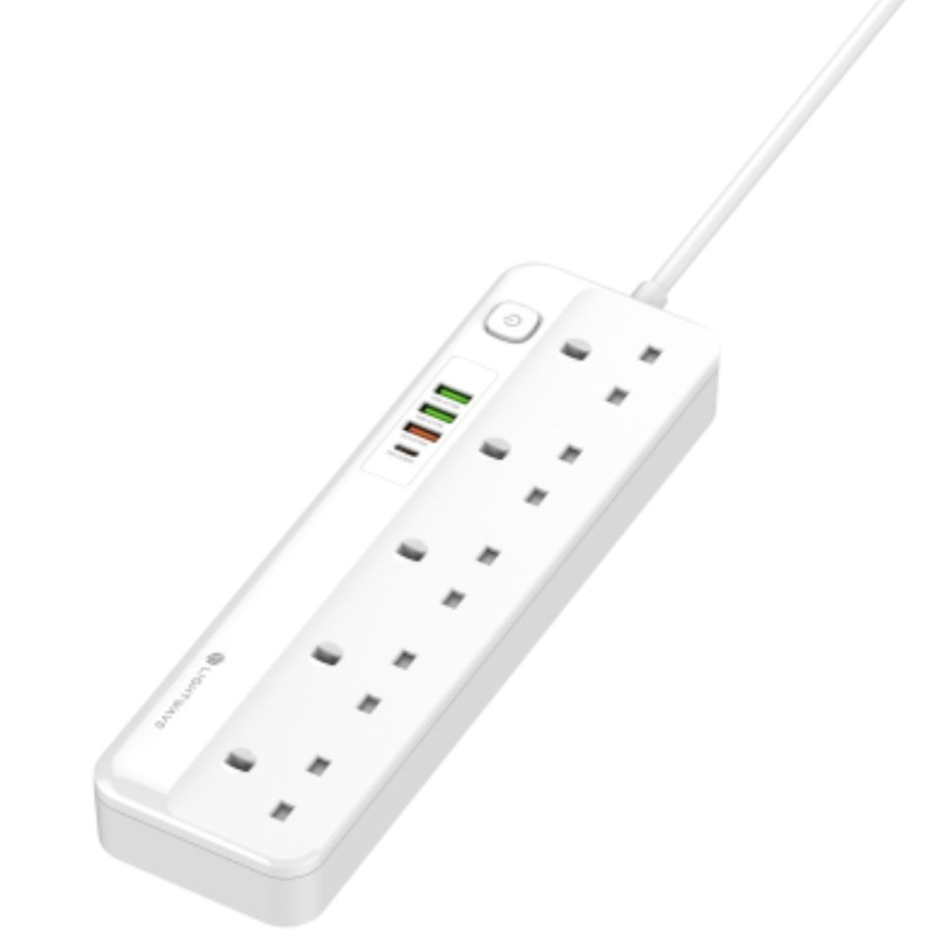 Lightwave Extension Socket- 2 Metres 5 WAY-LW EXT 54U