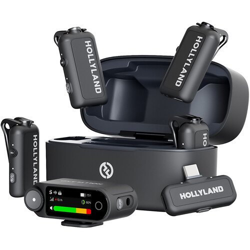 Hollyland LARK M2 DUO 2-Person Wireless Combo Microphone System