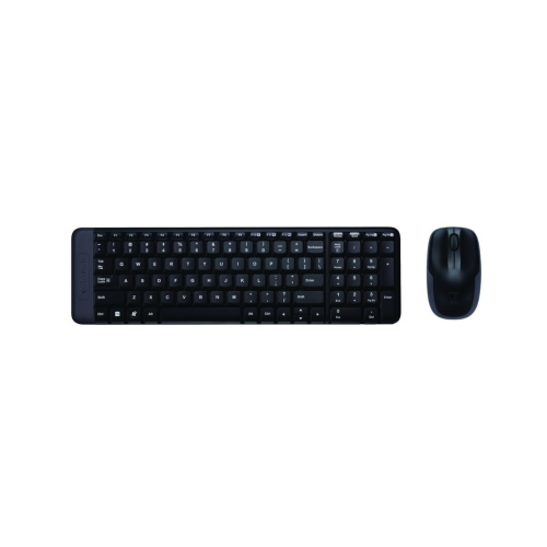 Logitech MK220 Wireless Keyboard & Mouse Combo  Black-920-003161