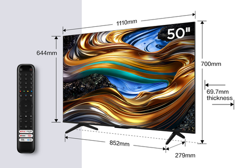 TCL 50" 4K Ultra HD Smart TV (50P755, P75 Series)