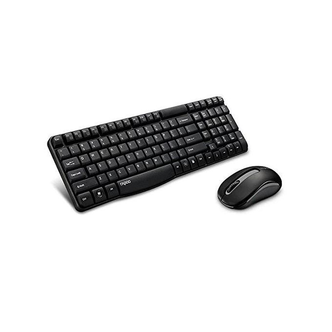 Rapoo Wireless Keyboard & Mouse X1810 - Black