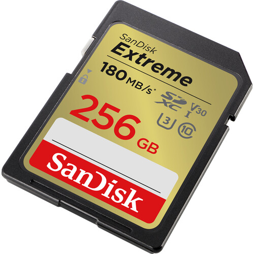 SanDisk 256GB Extreme 180MB/s – SDSDXVV-256G-GNCIN