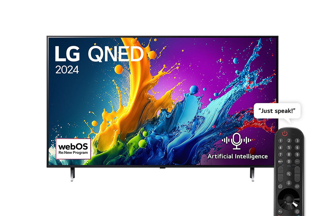 LG 55QNED80T6B 55" QNED 4K Smart TV