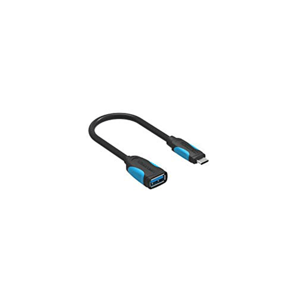 Vention USB 3.1 C Male to USB A Female OTG Cable 0.15M Black- CDPH0