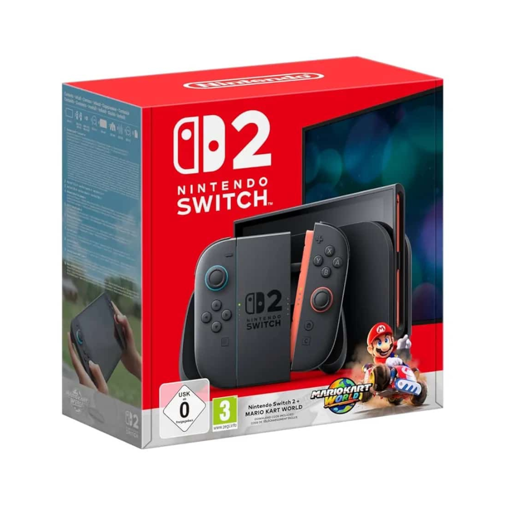 Nintendo Switch 2 – Console with Mario World Game