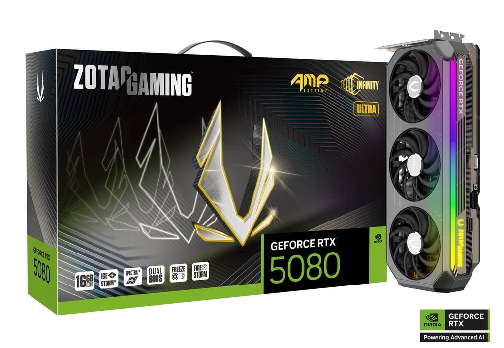 ZOTAC RTX 5080 AMP Extreme ULTRA 16GB GPU-ZT-B50800BU-10P