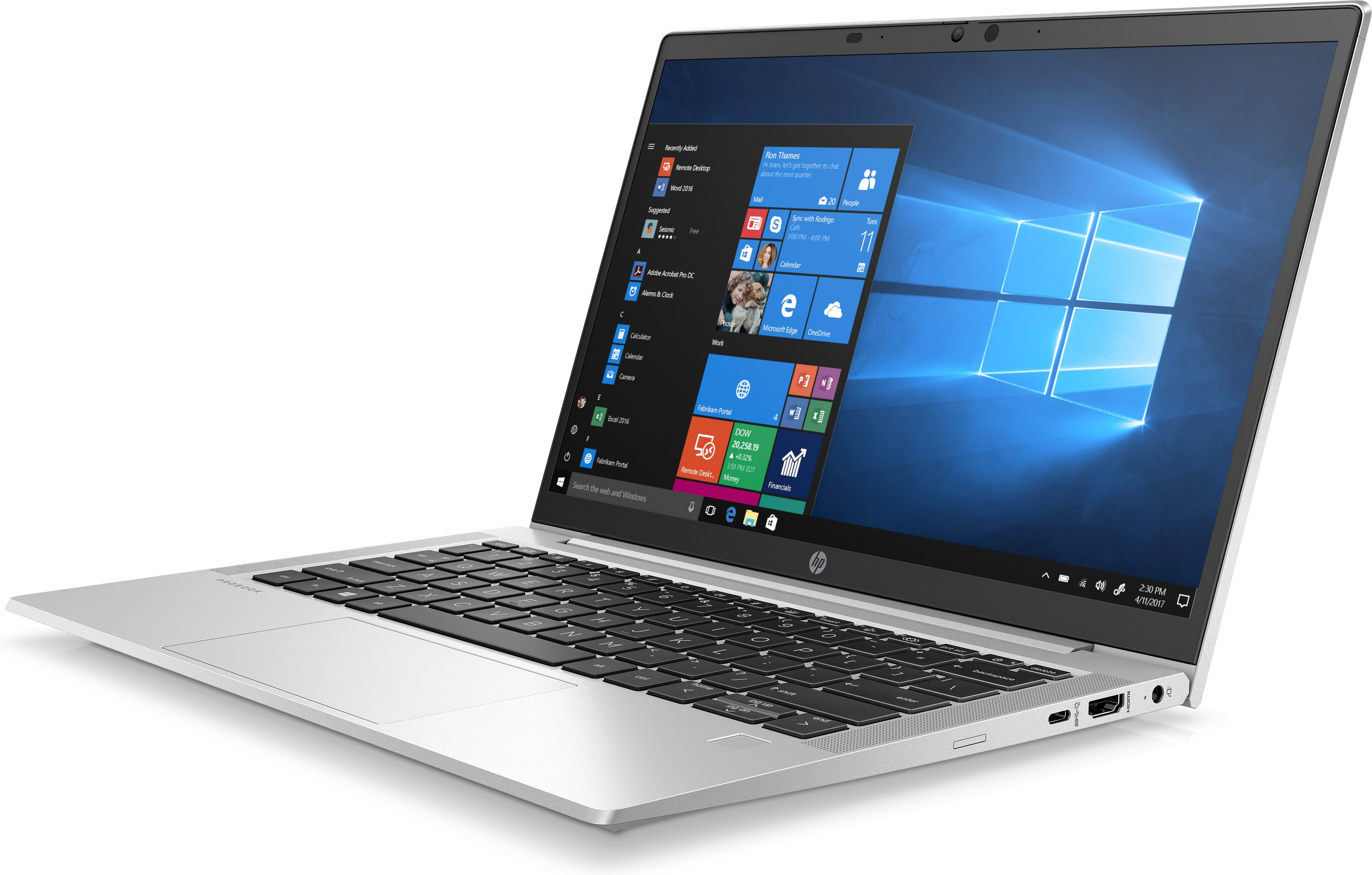 HP ProBook 635 Aero G7 AMD Ryzen™ 5 4500U Laptop 33.8 cm (13.3") Full HD 16 GB DDR4-SDRAM 256 GB SSD Wi-Fi 6 (802.11ax) Windows 10 Pro