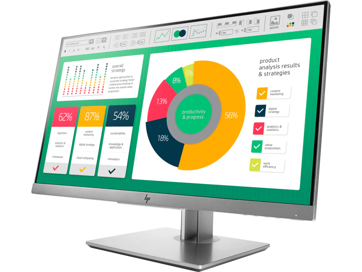 HP EliteDisplay E223 21.5" Edge-to-Edge Monitor(1FH45AA)