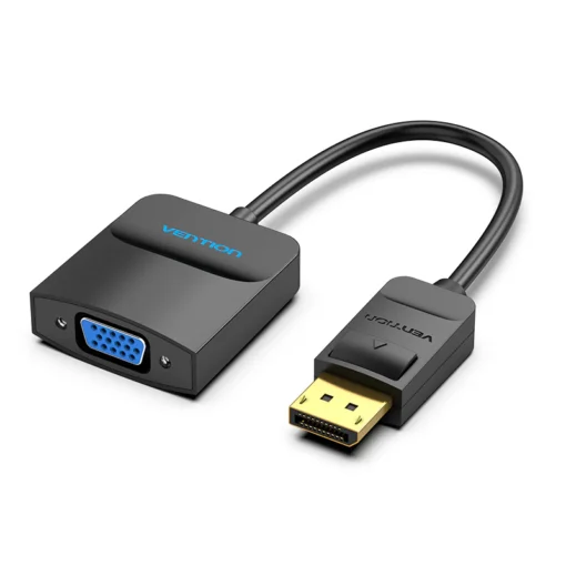Vention DP to VGA Converter 0.15M Black – HBFBB