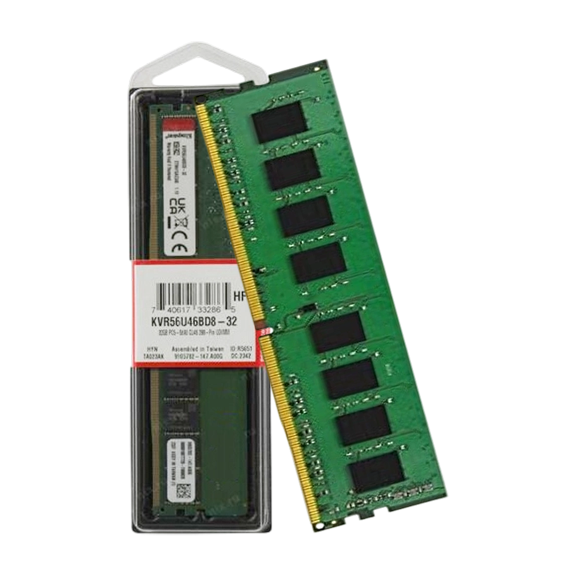 Kingston Desktop RAM DDR5 32GB 5600MHz KVR56U46BD8-32