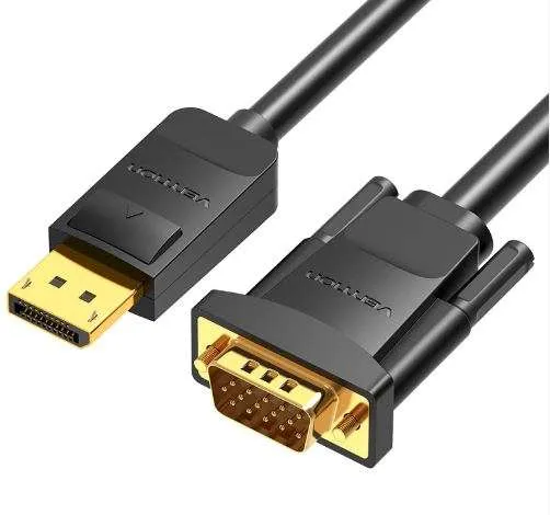 Vention DP to VGA Cable 1.5M Black – HBLBG