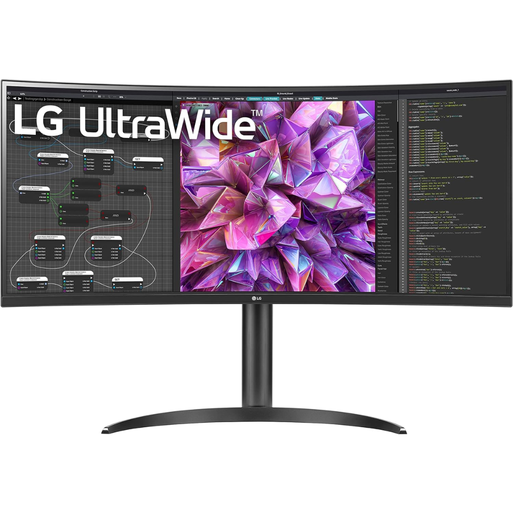 LG 34-Inch UltraGear Curved Gaming Monitor 3440 × 1440 160Hz – 34GP63A-B