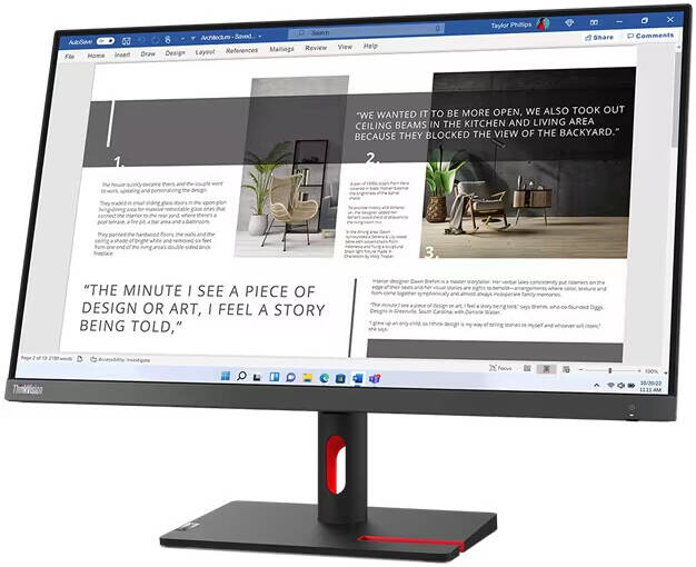 Lenovo ThinkVision S27i-30 27" FHD IPS Monitor-63DFKAT4UK