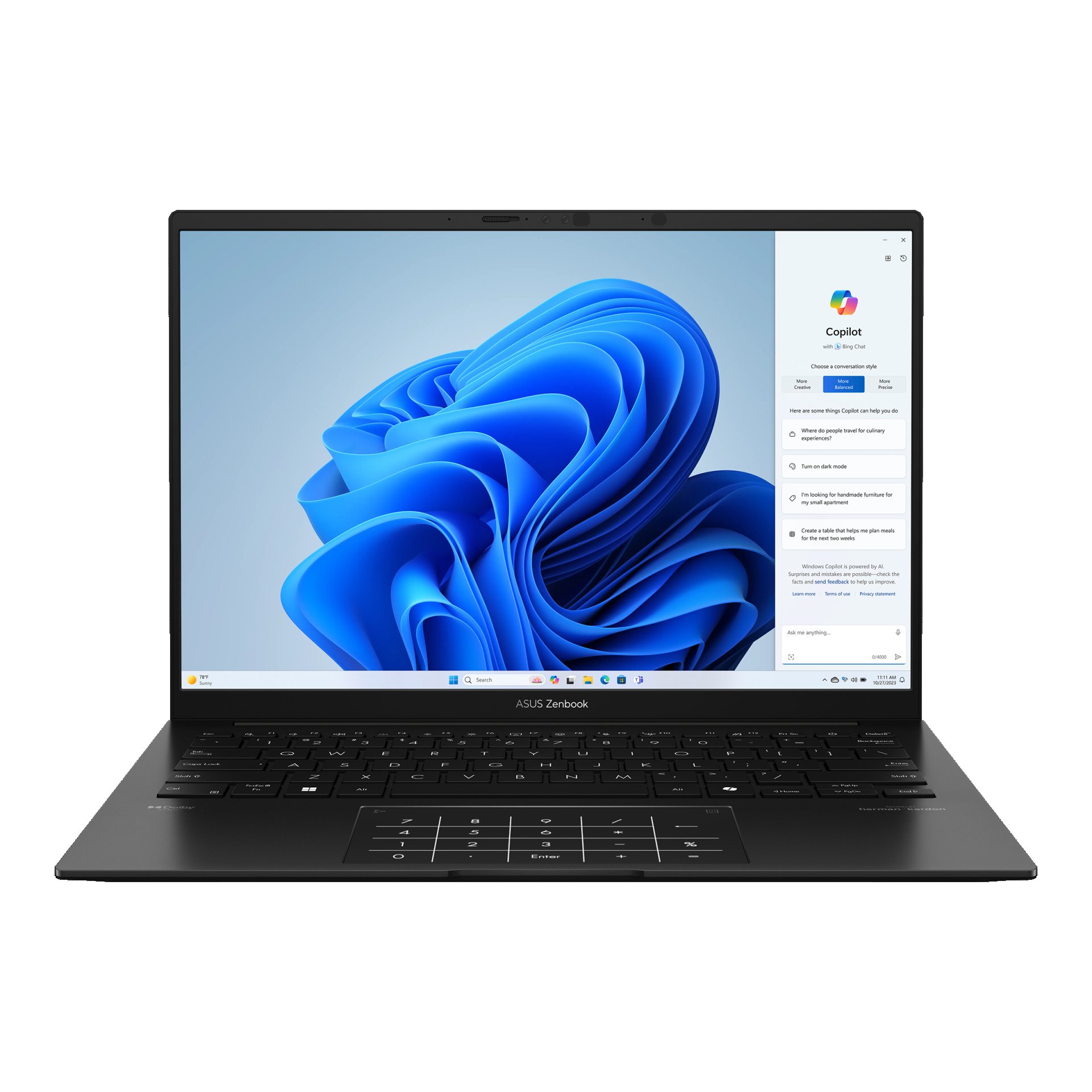 ASUS Zenbook 14 OLED (UM3406KA) AMD Ryzen 16GB RAM 1TB SSD -690NB14U1-M002C