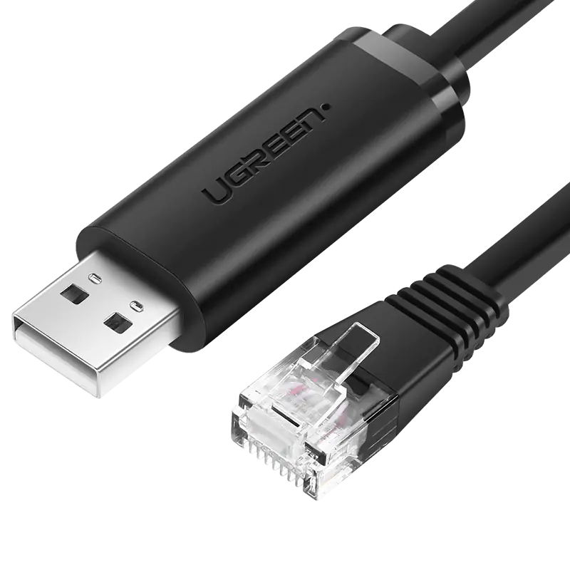 UGREEN CM204 USB-A To RJ45 Console Cable 1.5M