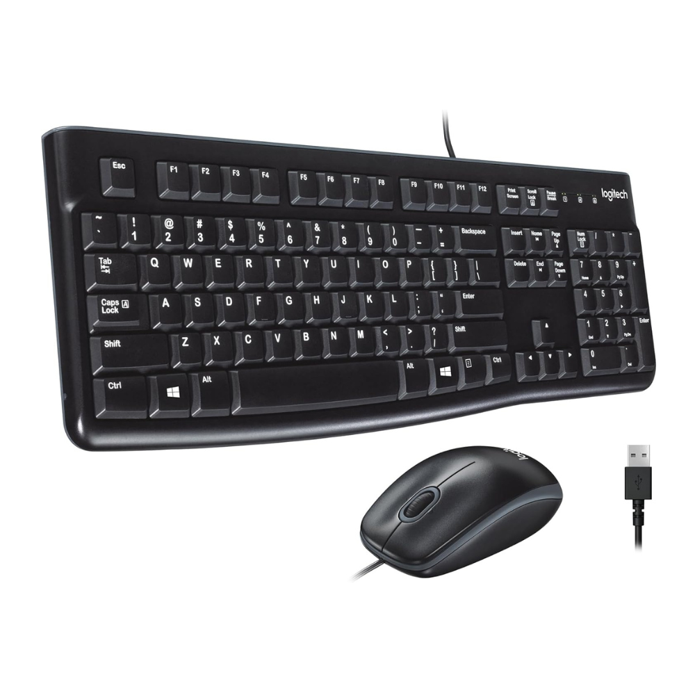 Logitech MK120 Wired Keyboard and Mouse Combo