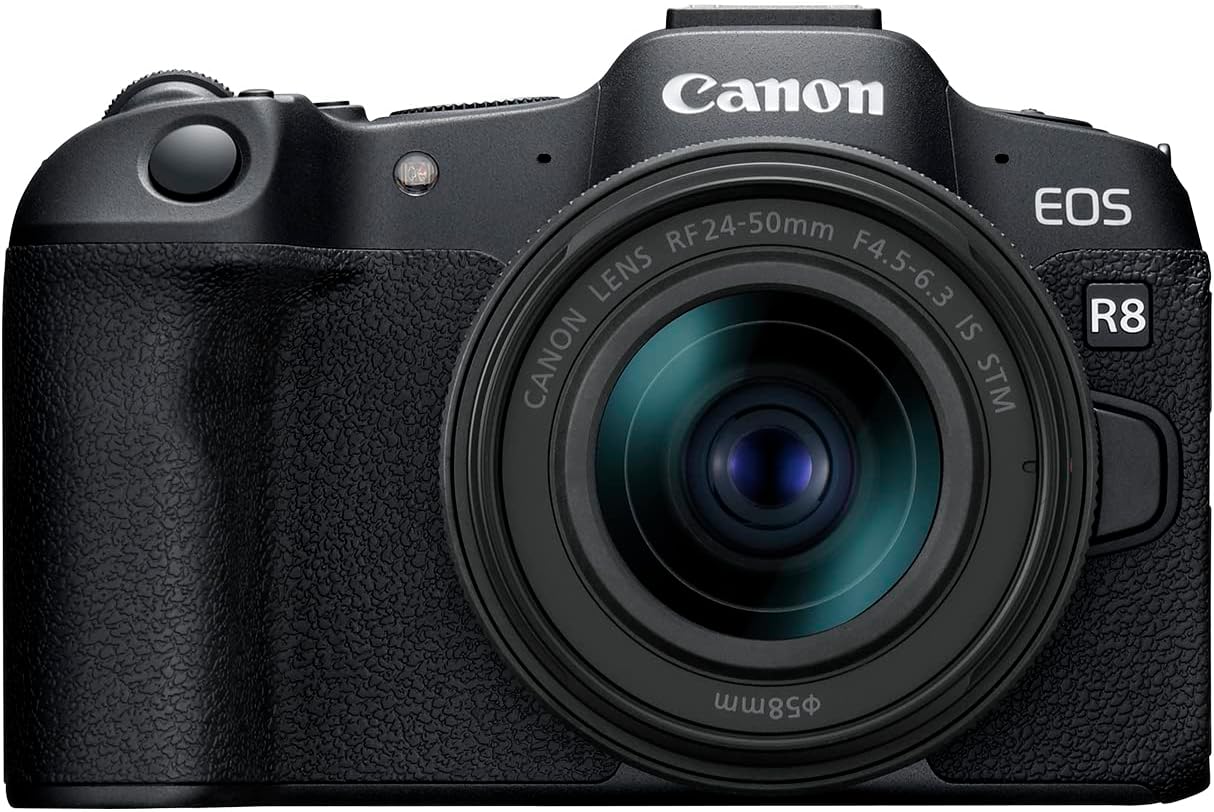 Canon EOS R8 Mirrorless with RF 24–50mm