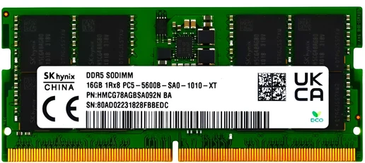 SK hynix 16GB DDR5 5600MHz SODIMM RAM