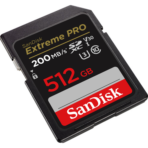 SanDisk Extreme PRO SDHC 200MB/s 512GB-SDSDXXD-512G-GN4IN