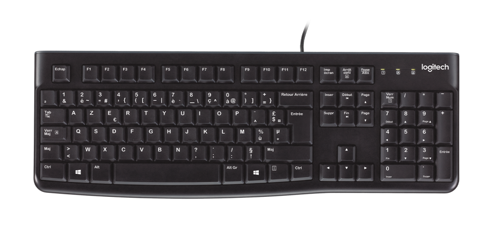 Logitech K120 Wired Keyboard KB Sequoia Black-920-002508