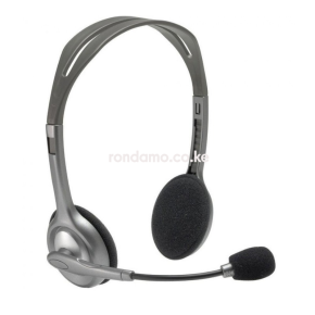 Logitech H110 Stereo Headset - Black