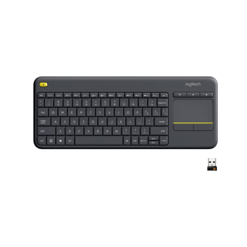 Logitech Wireless Touch Keyboard K400 Plus With Touchpad - Black - 920-007145