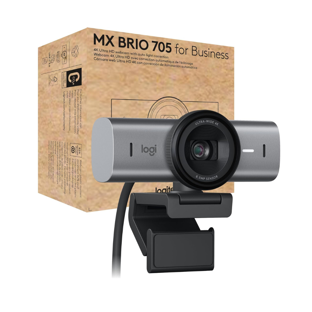 Logitech MX Brio 705 for Business 4K Webcam