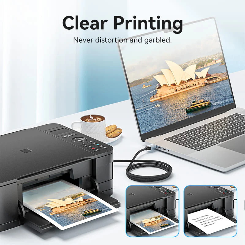 Vention USB 2.0 A Male to B Male printer Cable 1M-COQBF