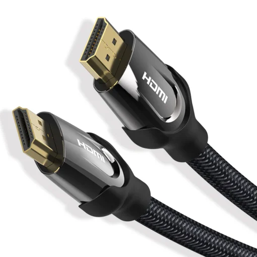 Vention Nylon Braided 4K Flat HDMI Cable 2M Zinc Alloy-AASBH