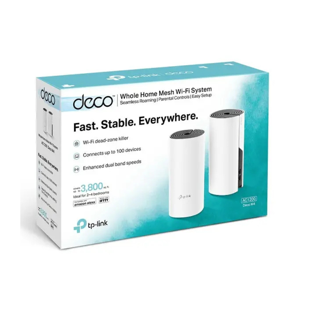 TP-Link Deco M4 AC1200 Mesh Wi-Fi System (2-Pack) – TL-DECO M4