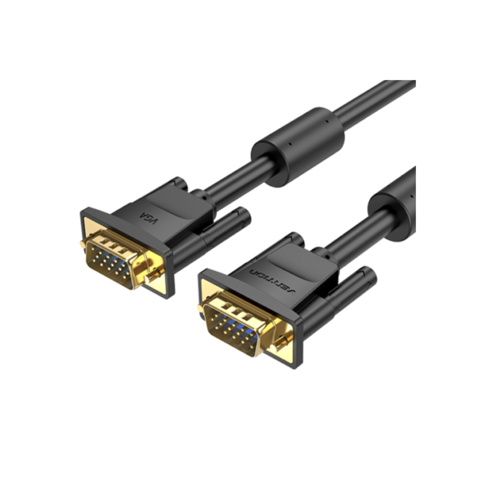 Vention VGA Male to Male Cable with ferrite cores 1.5M-DAEBG