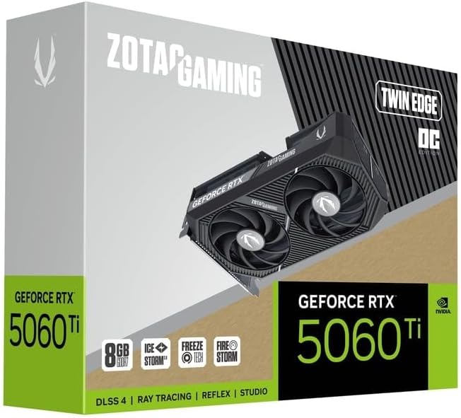 ZOTAC RTX 5060 Twin Edge 8GB GDDR7 Graphics-ZT-B50600E-10M