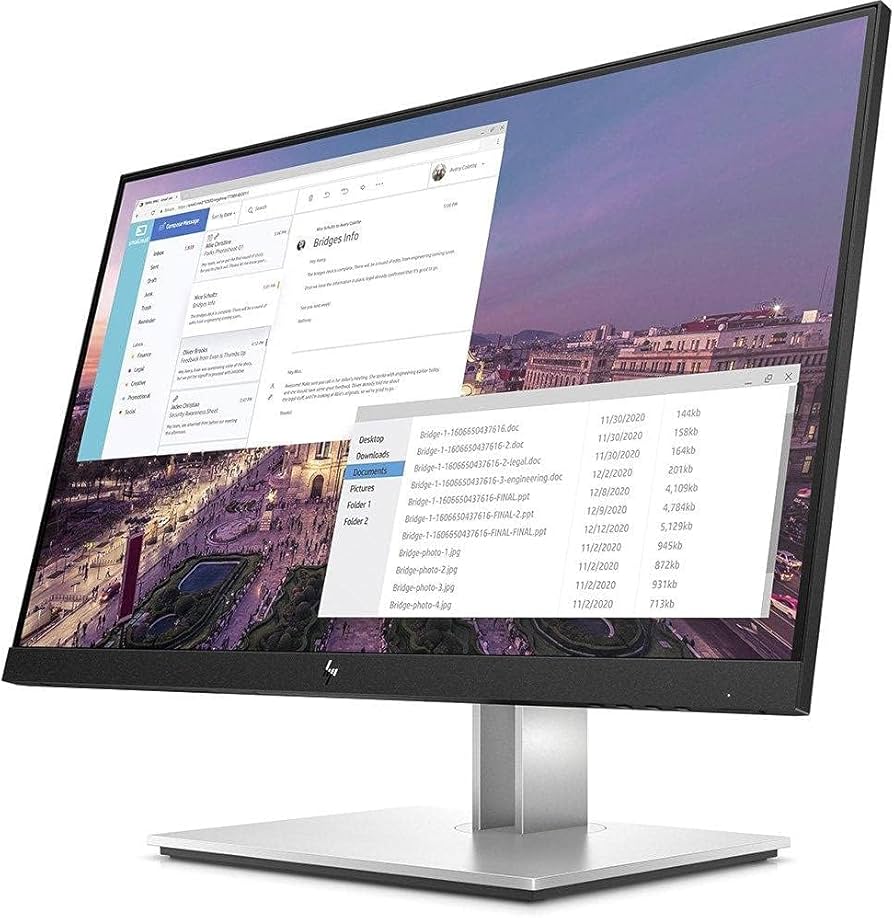 HP 23" Monitors with DisplayPort Connectivity