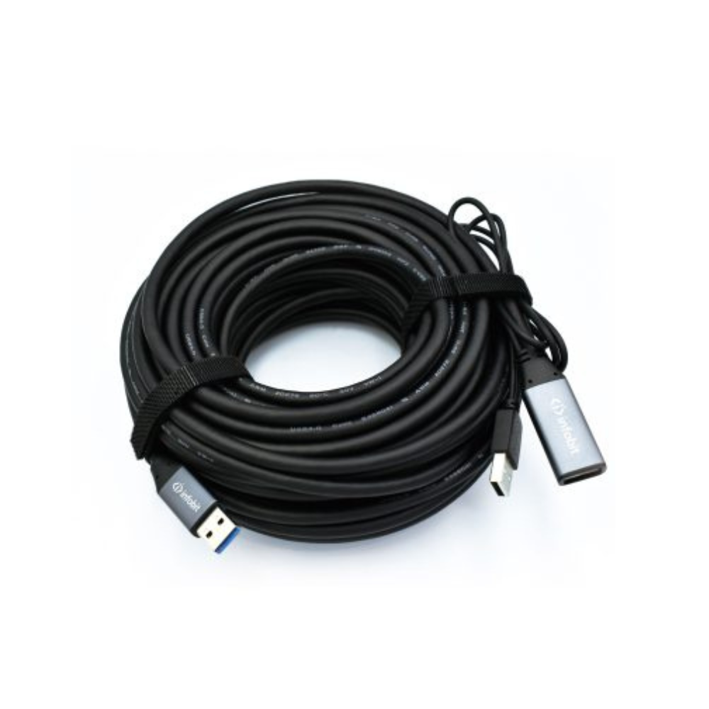 Infobit USB 3.0 Active Copper Extension Cable AM to AF 5M
