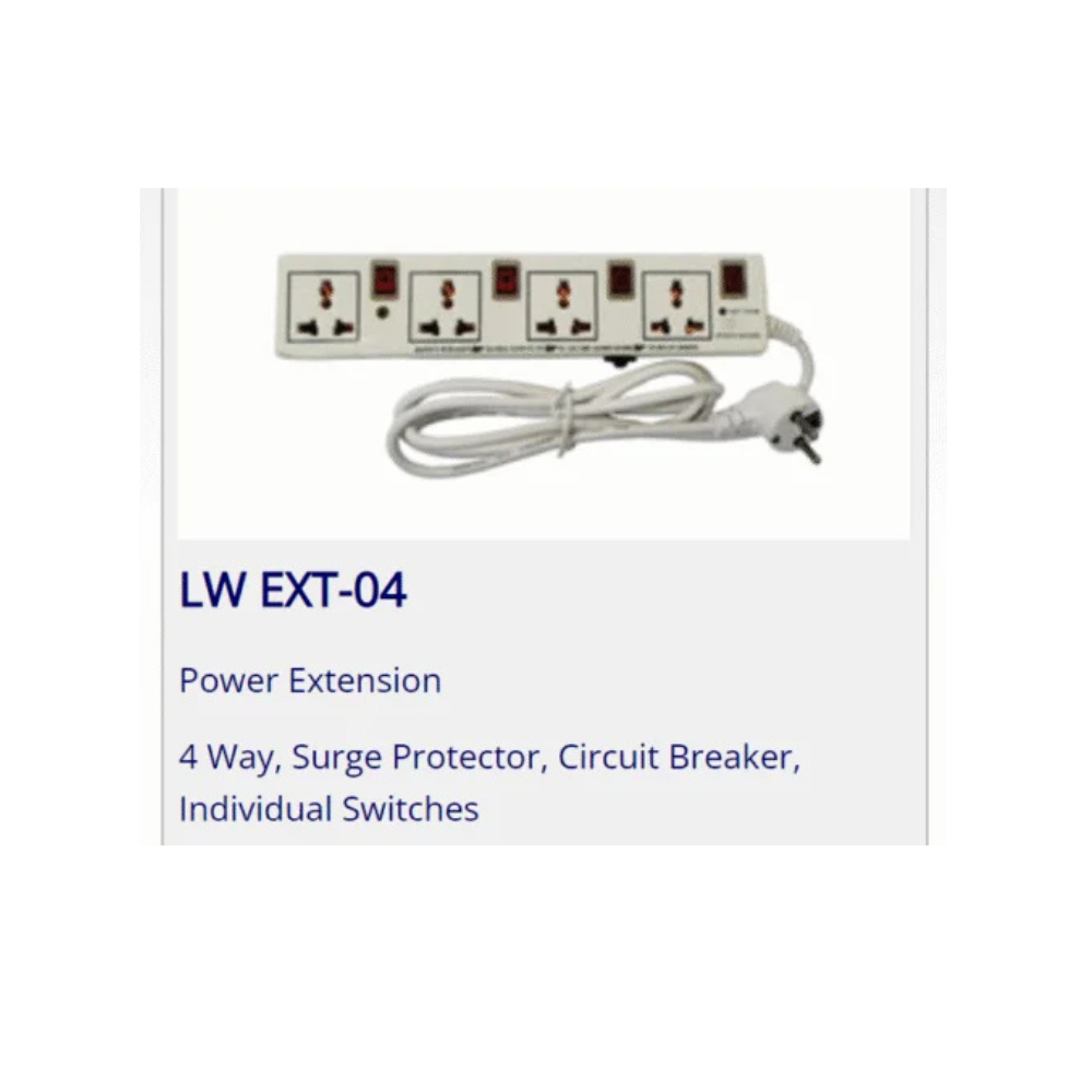 Lightwave 4 WAY Extension Socket-EXT 754