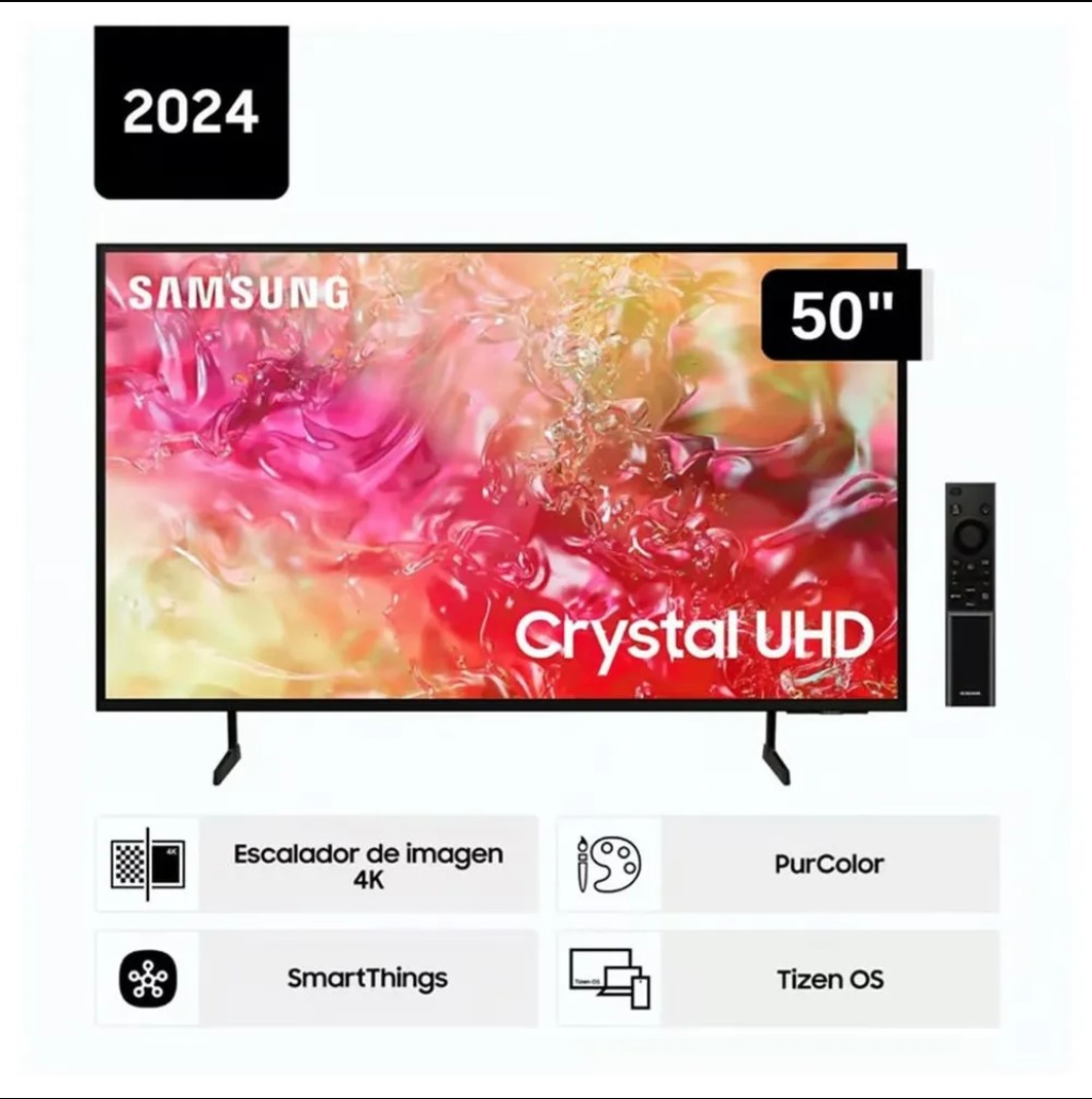 Samsung 2024 50DU7000 50" Crystal UHD 4K Smart TV