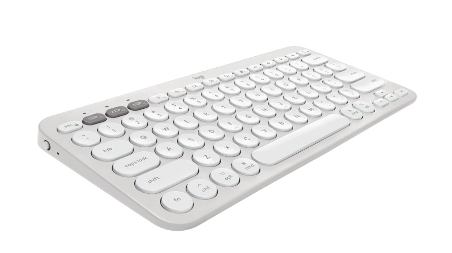 Logitech K380S Multi-Device Bluetooth Keyboard  Off White-920-011852