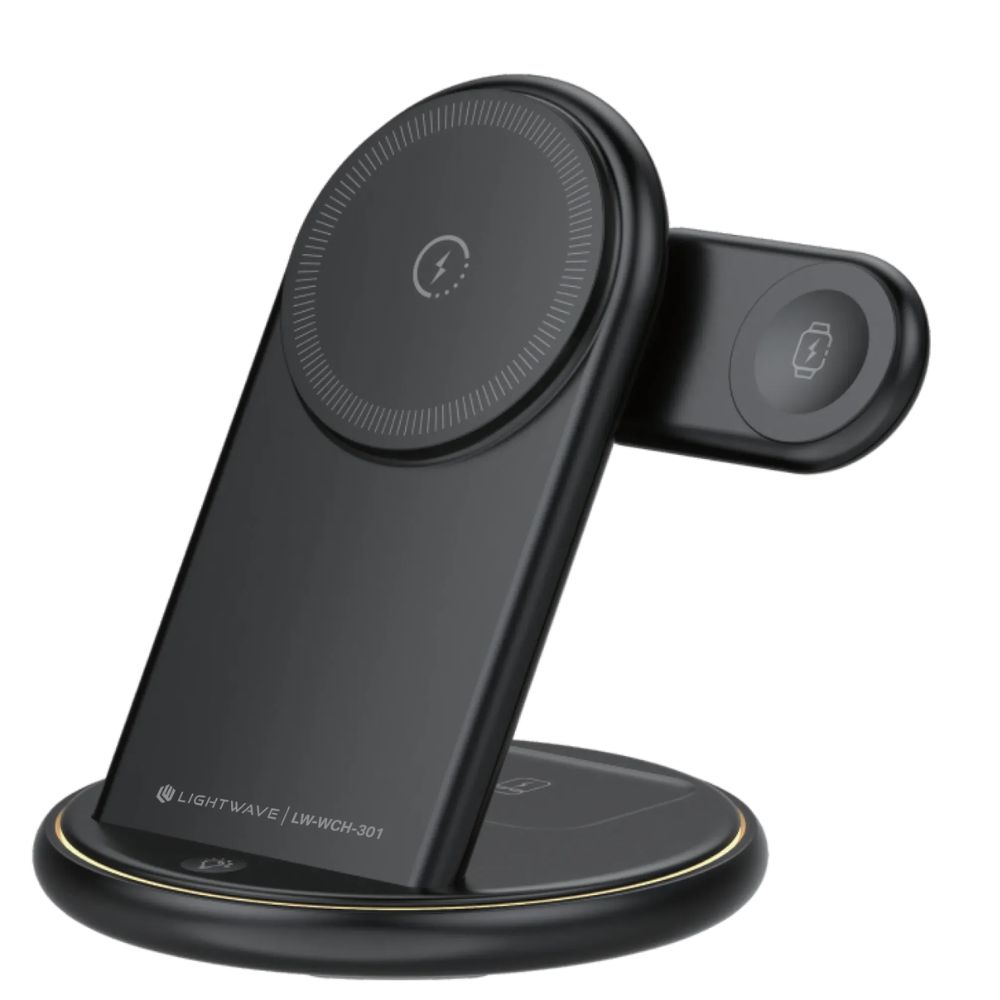 Lightwave 3-IN-1 Wireless Charger-LW-WCH-301