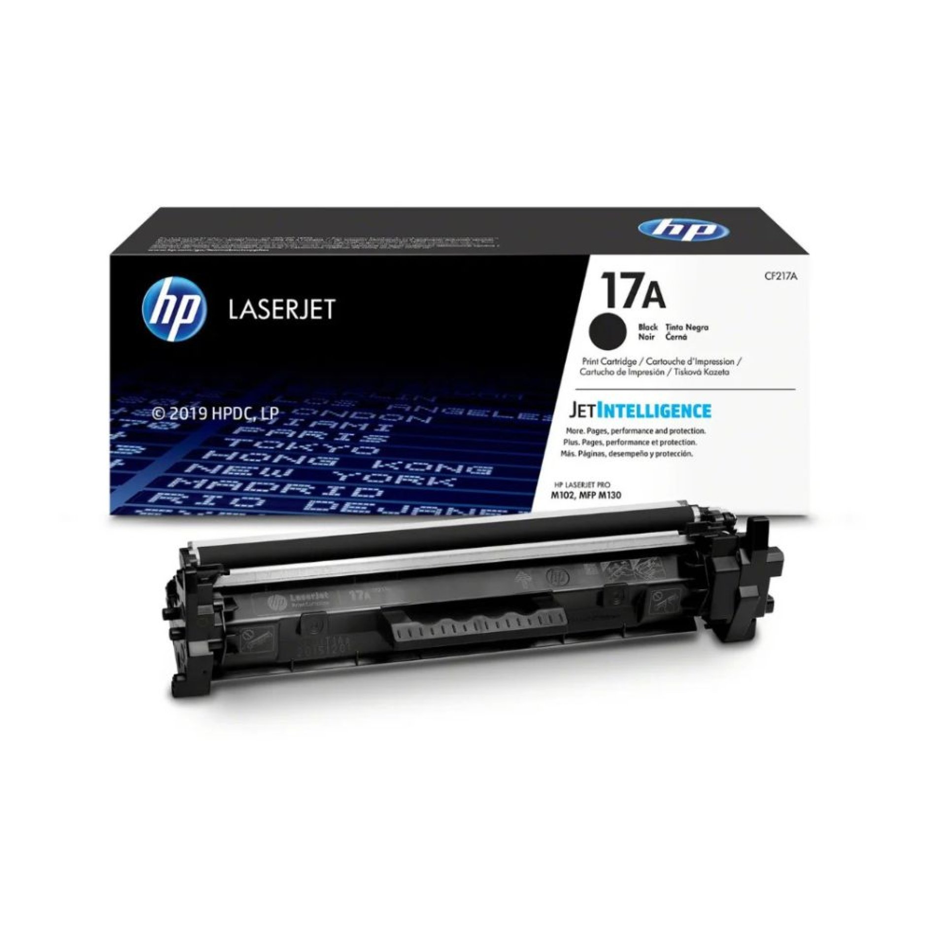 HP 17A Black Original Laserjet Toner Cartridge-CF217A