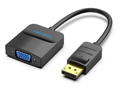 Vention DP to VGA Converter 0.15M Black – HBFBB