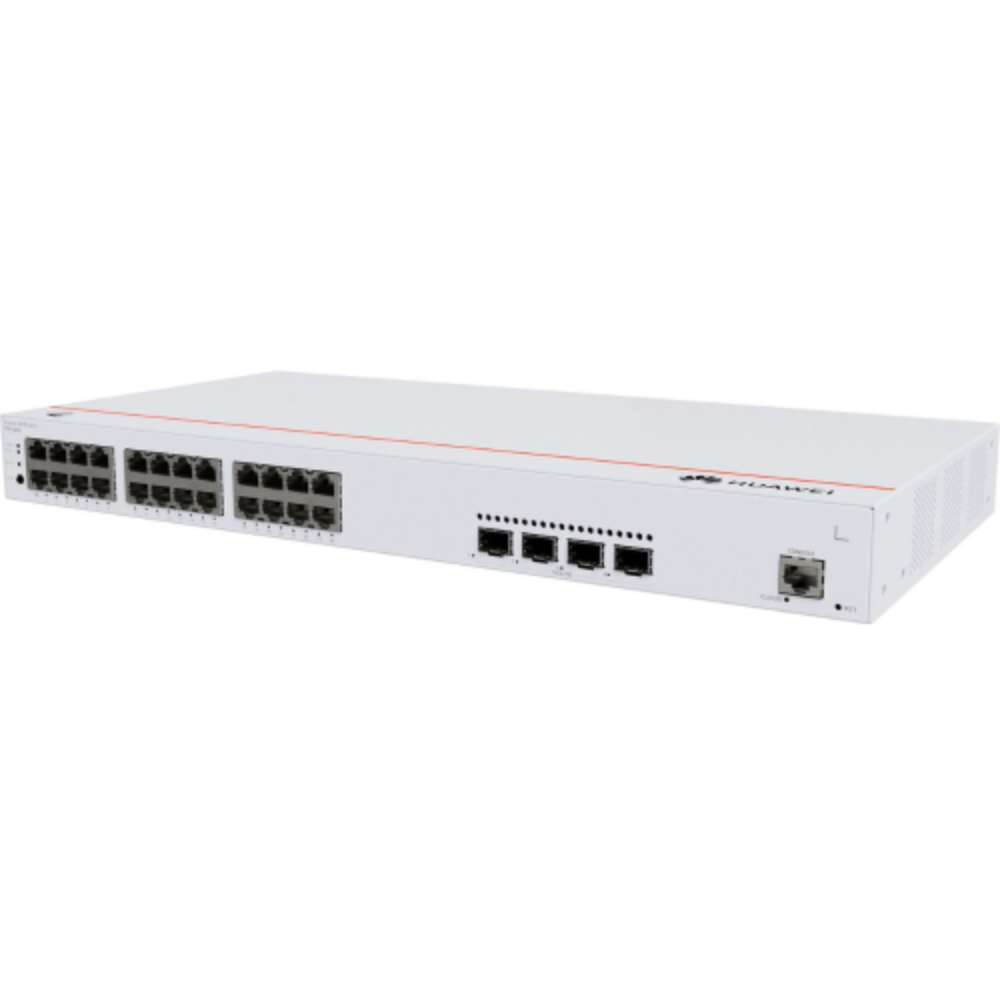 eKitEngine S220-24P4X 24-Port PoE+ Switch, 4 SFP+