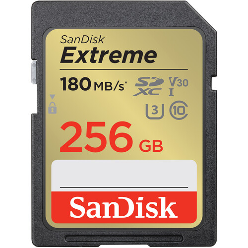 SanDisk 256GB Extreme 180MB/s – SDSDXVV-256G-GNCIN