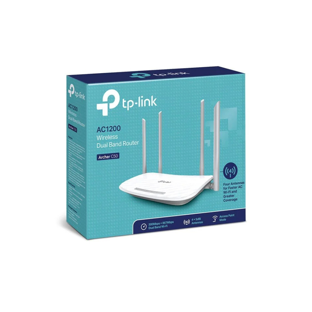 TP-Link AC1200 Dual Band Wi-Fi Router - TL-ARCHER C50
