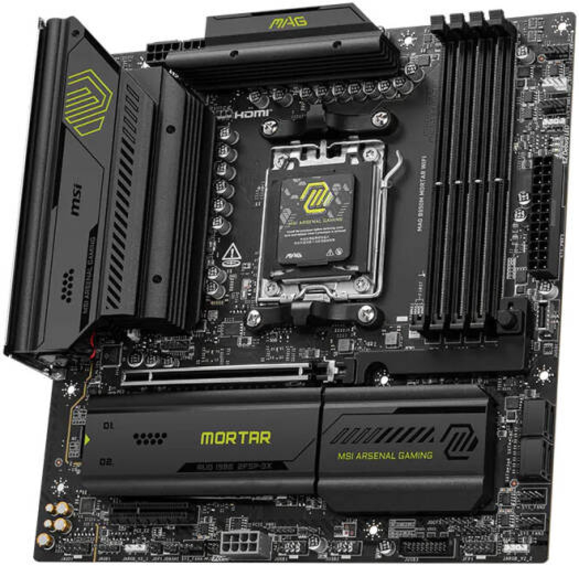 MSI MAG B850M MORTAR AMD B850 Form Factor: Micro-ATX-911-7E61-003