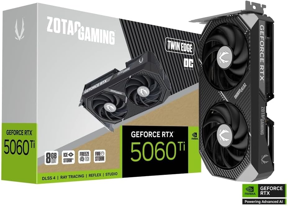 ZOTAC RTX 5060 Twin Edge 8GB GDDR7 Graphics-ZT-B50600E-10M